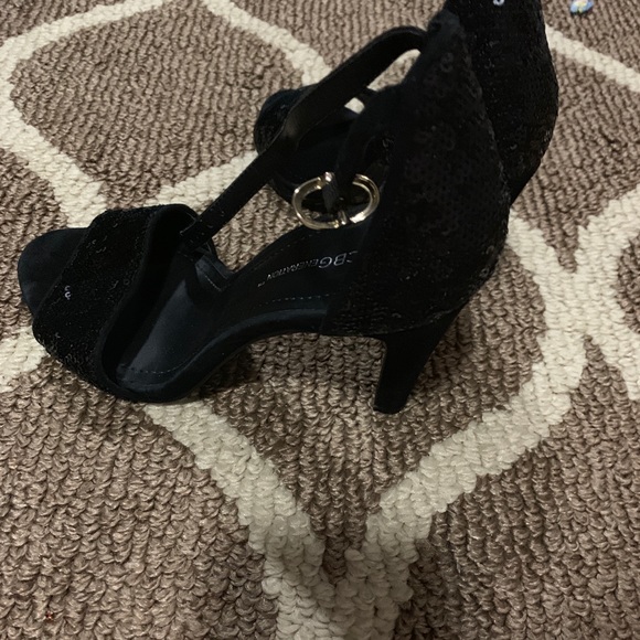 BCBG Black sequin heels - Picture 2 of 4
